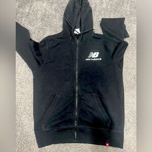 New Balance Black Zip-Up Hoodie